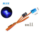 Multi-function LED Light Circular Ultra Bright Lamp Strobing-blasting Flashing Fast-slow Rotating Mode for RC Car HSP Axial