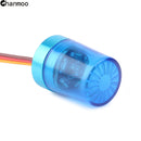 Multi-function Flashing Rotating LED Light Bar Alarming Lamp for 1/14 Tamiya 1/10 RC Crawler Car Engineering Truck Upgrade Parts