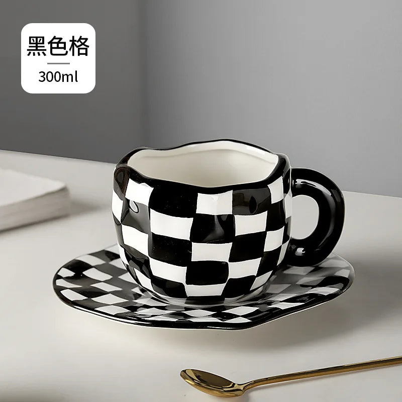 Caneca de Cerâmica Estilo Coreano – Elegância e Delicadeza no Seu Dia a Dia
