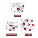 250ML  Korean Style Coffee Cup Tea Cup Creative Mug Ceramic Milk Cups Porcelain Coffee Cups Wholesale Ceramic Cups Birthday Gift