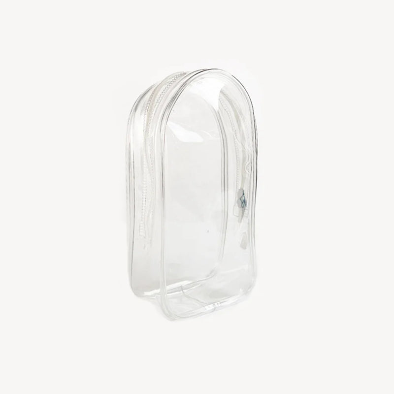 For Labubu v1 v2 / Liila cat Protective Bag Thick Silicone Case PVC Transparent Doll Dustproof Box with Keychain and balls