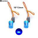 Multi-function Flashing Rotating LED Light Bar Alarming Lamp for 1/14 Tamiya 1/10 RC Crawler Car Engineering Truck Upgrade Parts