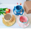 Caneca de Cerâmica Estilo Coreano – Elegância e Delicadeza no Seu Dia a Dia