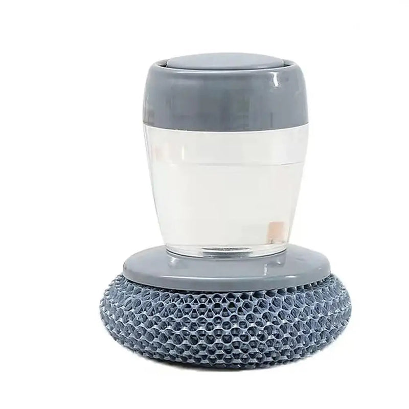 1pc Portable Kitchen Soap Dispensing Dishwashing Tool Brush Easy Use Scrubber Wash Clean Tool Kitchen Cleaning Tool
