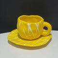 Caneca de Cerâmica Estilo Coreano – Elegância e Delicadeza no Seu Dia a Dia