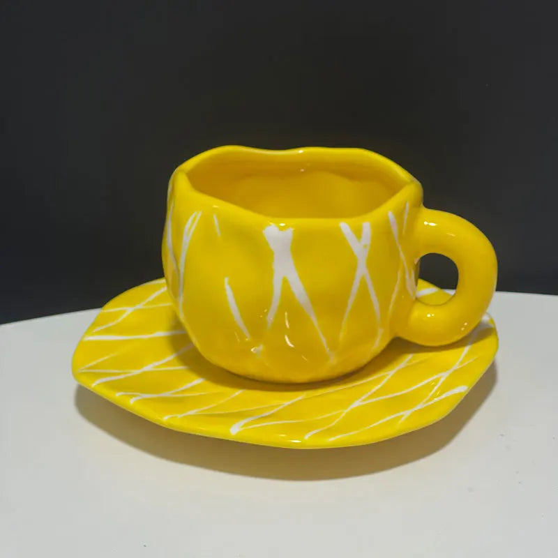 Caneca de Cerâmica Estilo Coreano – Elegância e Delicadeza no Seu Dia a Dia