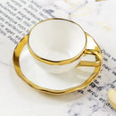 Phnom Penh Ceramic Coffee Cup and Saucer Set Afternoon Tea Cups Breakfast Cups Couple's Water Glasses Milk Tea Cup Milk Mug
