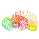 Color Rainbow Circle Funny Magic Toys Early Development Educational Folding Plastic Spring Coil Children's Creative Magical Toys