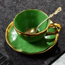 Phnom Penh Ceramic Coffee Cup and Saucer Set Afternoon Tea Cups Breakfast Cups Couple's Water Glasses Milk Tea Cup Milk Mug