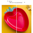 Creative Ceramic Bowl Hand-painted Fruit Modeling Cute Rice Bowl Fruit Salad Plate Pineapple Strawberry Lemon Ceramic tableware