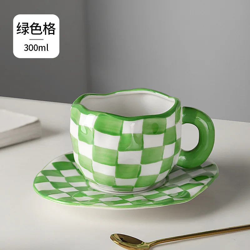 Caneca de Cerâmica Estilo Coreano – Elegância e Delicadeza no Seu Dia a Dia
