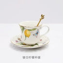 Assiette Questeak en céramique à motif de citron européen, bol, fruits, bonbons, Dim Sum, cuisine occidentale, plats