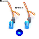 Multi-function Flashing Rotating LED Light Bar Alarming Lamp for 1/14 Tamiya 1/10 RC Crawler Car Engineering Truck Upgrade Parts