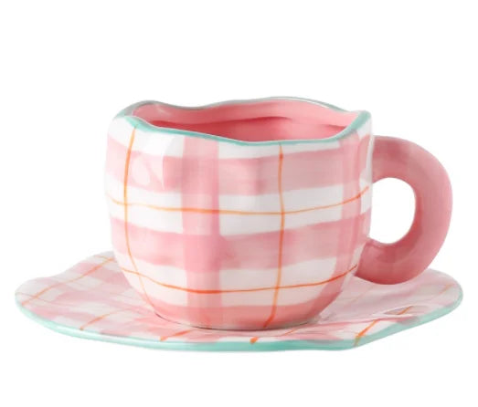 Caneca de Cerâmica Estilo Coreano – Elegância e Delicadeza no Seu Dia a Dia