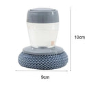 1pc Portable Kitchen Soap Dispensing Dishwashing Tool Brush Easy Use Scrubber Wash Clean Tool Kitchen Cleaning Tool