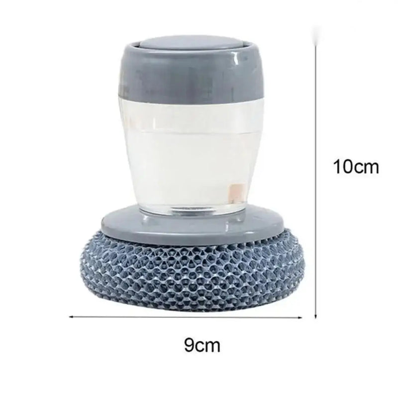 1pc Portable Kitchen Soap Dispensing Dishwashing Tool Brush Easy Use Scrubber Wash Clean Tool Kitchen Cleaning Tool