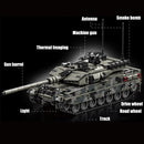 Military WW2 MOC Leopard 2A7 Army Main Battle Tank Soldiers Building Blocks Bricks M1 T90M Tank Set For Children Boys Gifts