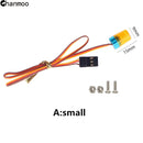 Multi-function Flashing Rotating LED Light Bar Alarming Lamp for 1/14 Tamiya 1/10 RC Crawler Car Engineering Truck Upgrade Parts