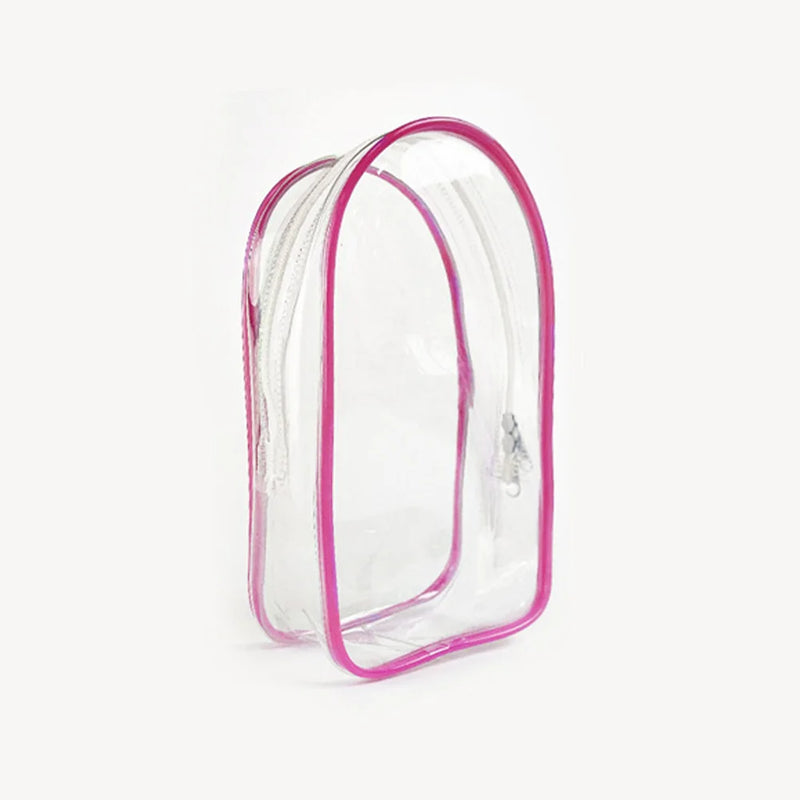 For Labubu v1 v2 / Liila cat Protective Bag Thick Silicone Case PVC Transparent Doll Dustproof Box with Keychain and balls