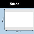 50 PCS High-Capacity Garbage Bag Household Thickened Disposable Trash Bags Kitchen Tools 2.5 Mil