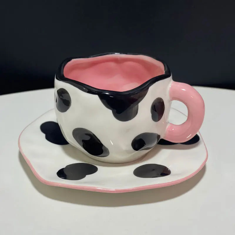 Caneca de Cerâmica Estilo Coreano – Elegância e Delicadeza no Seu Dia a Dia