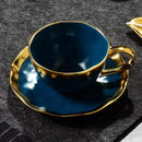 Phnom Penh Ceramic Coffee Cup and Saucer Set Afternoon Tea Cups Breakfast Cups Couple's Water Glasses Milk Tea Cup Milk Mug