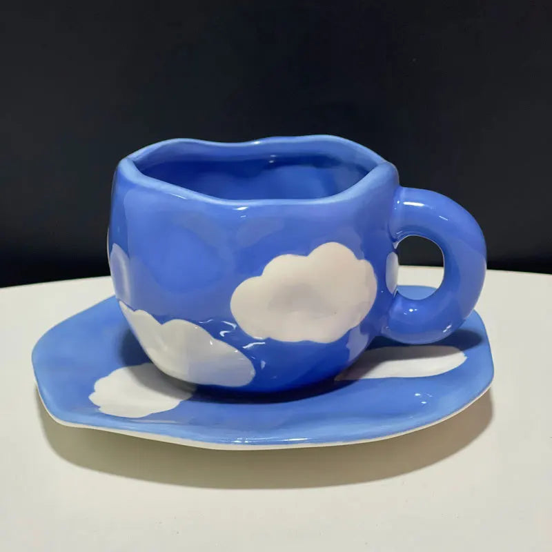 Caneca de Cerâmica Estilo Coreano – Elegância e Delicadeza no Seu Dia a Dia