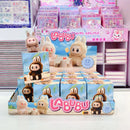 New Labubu Mystery Box Cartoon Flocking Hand-Made Blind Box High-Value Mini Cute Doll Desktop Ornaments Model Children Gifts