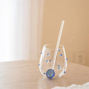 Colorful Stones Dots Glass Cup High Borosilicate Glass Transparent Drink Water Cup  Milk Coffee  Juice  Glass