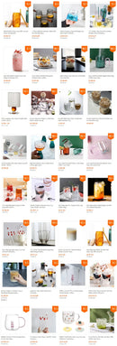 250ML  Korean Style Coffee Cup Tea Cup Creative Mug Ceramic Milk Cups Porcelain Coffee Cups Wholesale Ceramic Cups Birthday Gift