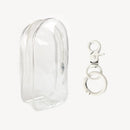 For Labubu v1 v2 / Liila cat Protective Bag Thick Silicone Case PVC Transparent Doll Dustproof Box with Keychain and balls