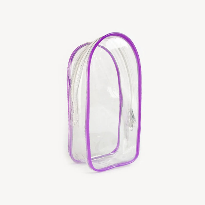 For Labubu v1 v2 / Liila cat Protective Bag Thick Silicone Case PVC Transparent Doll Dustproof Box with Keychain and balls