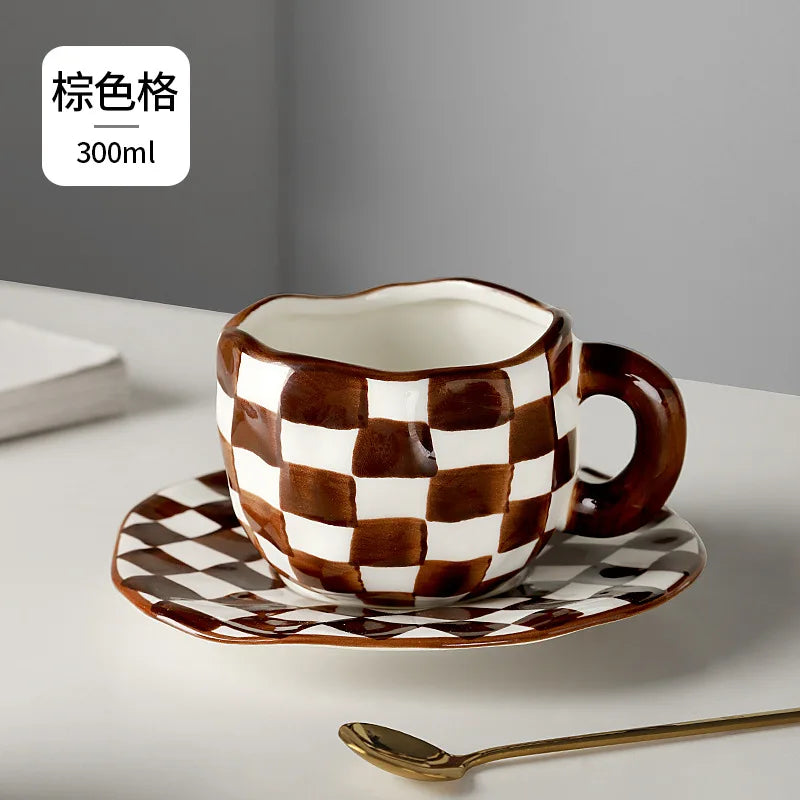 Caneca de Cerâmica Estilo Coreano – Elegância e Delicadeza no Seu Dia a Dia