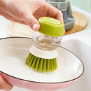 Dishwashing Brush Soap Dispenser Household Kitchen Cleaning Brush With Holder Hot Sale