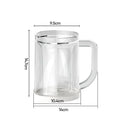 Double Layer Creativity Freezing Beer Mug Sandwich Liquid Refrigerator Frozen Cup Cold Drink Chilled Cups Kitchen Bar Drinkware