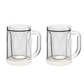 Double Layer Creativity Freezing Beer Mug Sandwich Liquid Refrigerator Frozen Cup Cold Drink Chilled Cups Kitchen Bar Drinkware