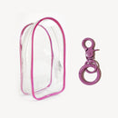 For Labubu v1 v2 / Liila cat Protective Bag Thick Silicone Case PVC Transparent Doll Dustproof Box with Keychain and balls